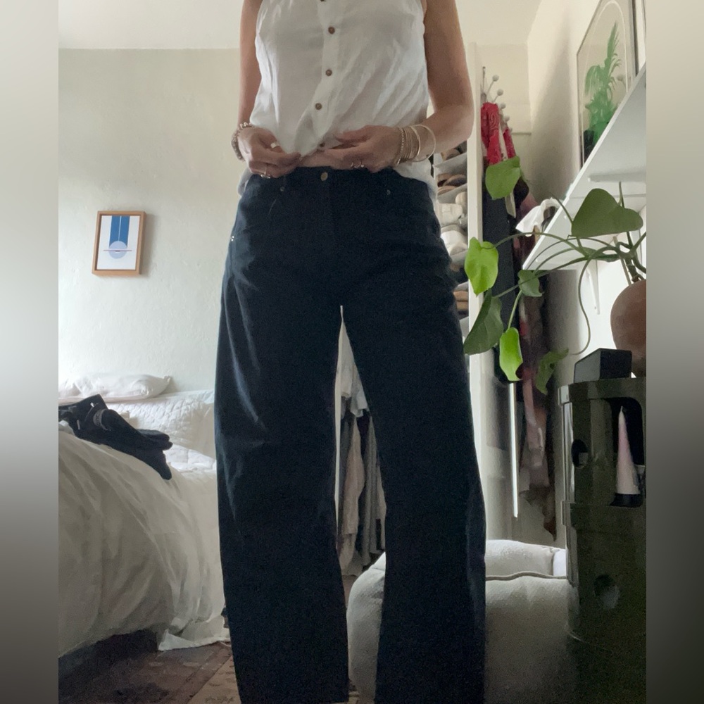 Roucha Navy Denim Jeans (Derain) size C- Barrel Jean